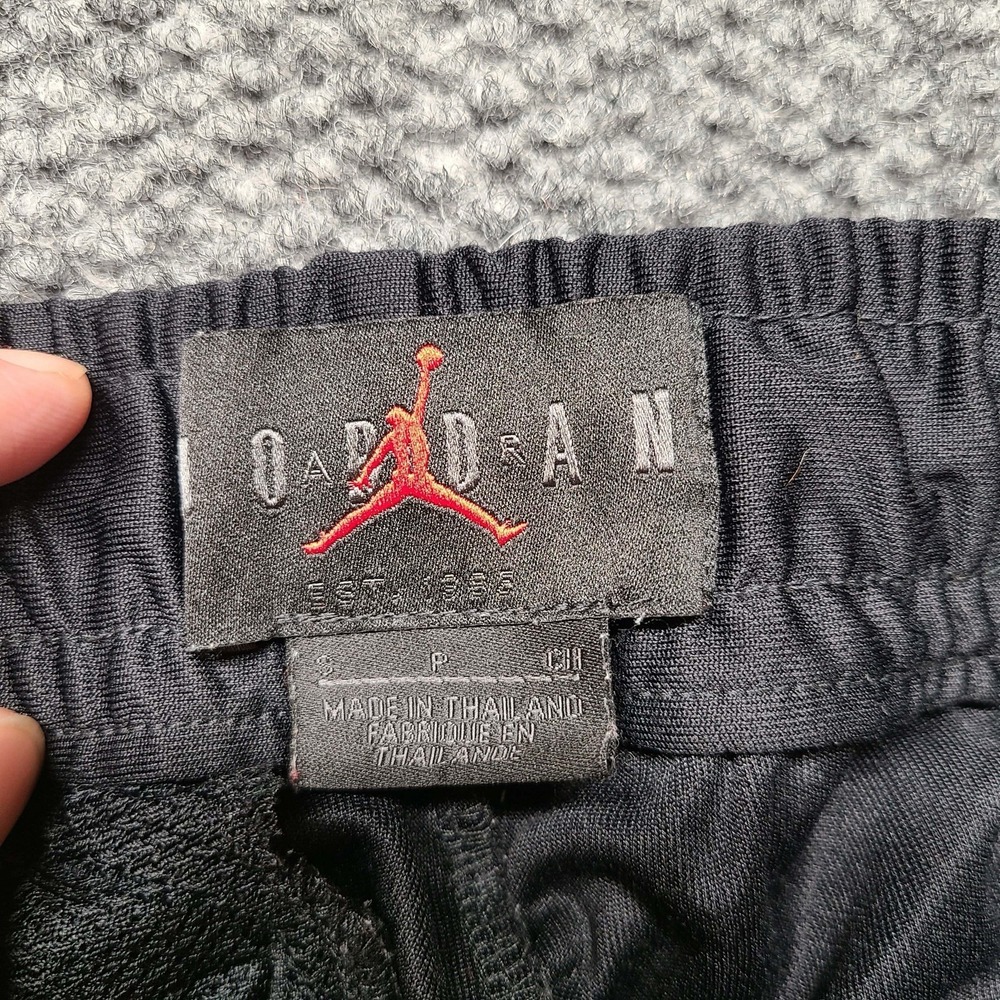 Jordan Pants Mens Small Black Dri-FIT Track Joggers Zip Ankle Jumpman Logo - Picture 7 of 15